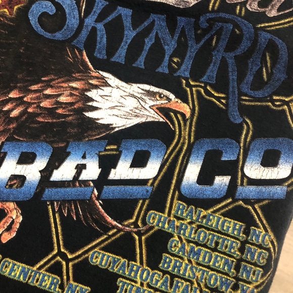 Lynyrd Skynyrd in Concert Bad Co 2014 shirt (M) - Picture 10 of 11